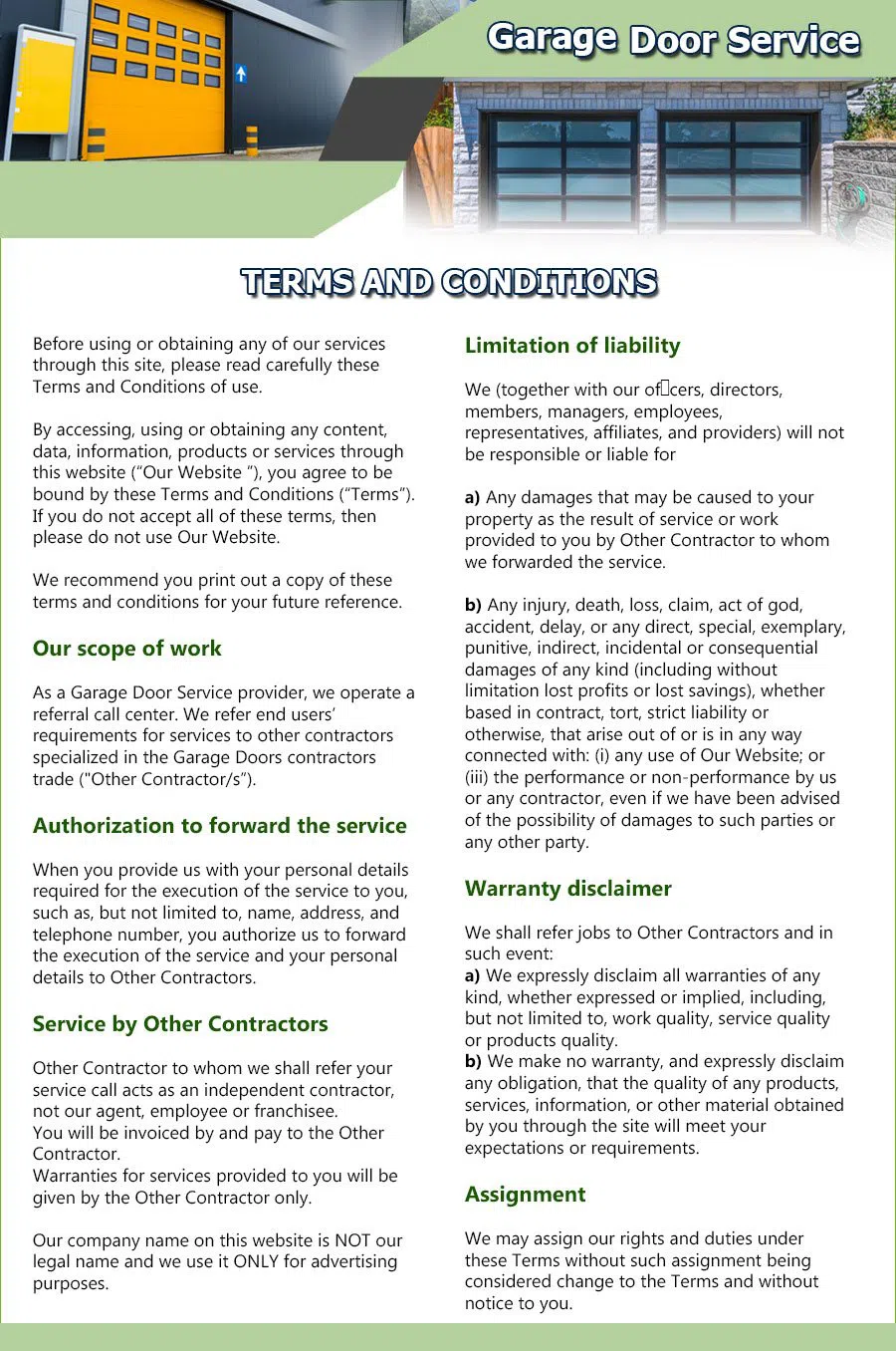 Expert Garage Doors Repair Service Silver Spring, MD 301-364-4631